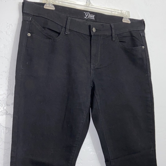 Old Navy Diva Skinny Jeans Denim Black Plus Size 14 Regular - Picture 5 of 10